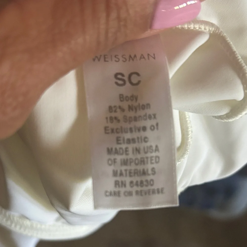 Classic white leotard bodysuit style 5984 small (child)